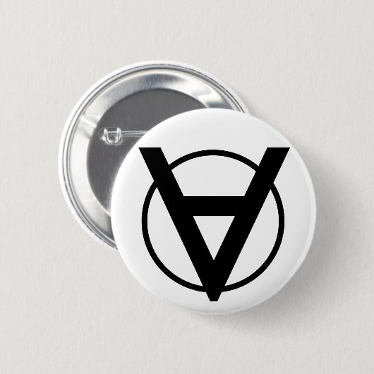 Voluntaryist Knopf Button (Vorne & Hinten)