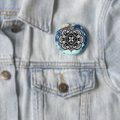 Voluntaryist WeltSiegel-Knopf Button (Beispiel)