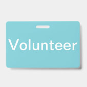 Volunteer Abzeichen Ausweis (Rückseite)