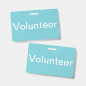Volunteer Abzeichen Ausweis (Vorder- & Rückseite)
