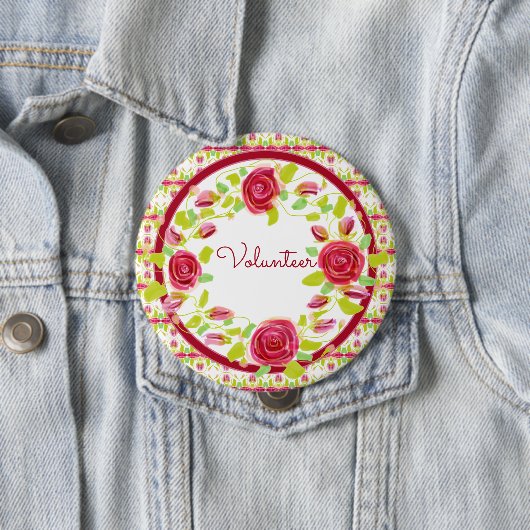 Volunteer Abzeichen Button (Beispiel)