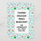 Volunteer Appreciation Holiday Cards Dankeskarte (Vorne/Hinten)