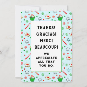 Volunteer Appreciation Holiday Cards Dankeskarte