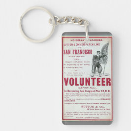 Volunteer Clipper Sailing 1900 Schlüsselanhänger