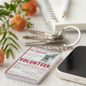 Volunteer Clipper Sailing 1900 Schlüsselanhänger (Vorderseite rechts)