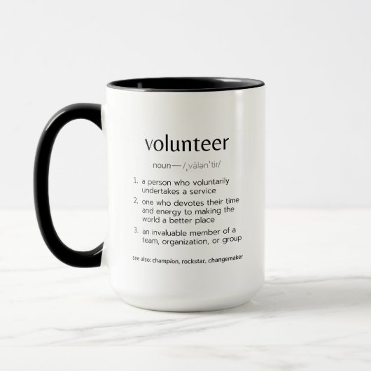 Volunteer Coffee Tasse (Links)