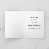 Volunteer Erntedank Wertungskarten Feiertagskarte (Innenseite)