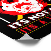 Volunteer Firefighter Fireman Gift Proud Firefight Poster (Ecke)