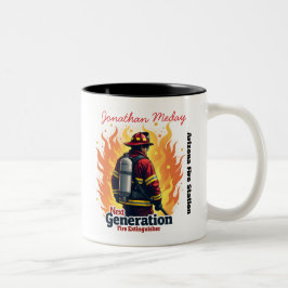 Volunteer Firefighter Funny Saying Zweifarbige Tasse