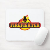 Volunteer Firefighter-Mauspad Mousepad (Mit Mouse)