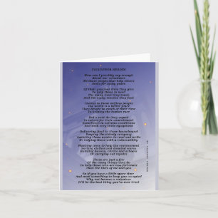 Volunteer Heroes Blank Grußkarte