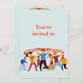 Volunteer Kundgebung Luncheon Einladung (Vorne/Hinten)