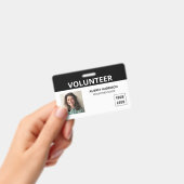 Volunteer Simple Foto ID Ausweis (Handheld)