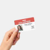 Volunteer Simple Foto ID Ausweis (Handheld)