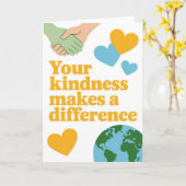 Volunteer Thank You Card Karte (Gelbe Blume)