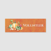 Volunteer Usher Herbst Ernte Erntedank Namensschild (Vorderseite)