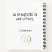 Volunteer Vielen Dank für Ihren benutzerdefinierte Notizblock (Rückseite)