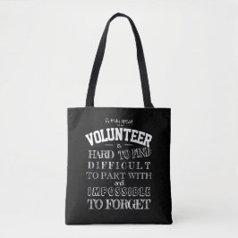 Volunteer Vielen Dank Wertschätzung Geschenkskript Tasche