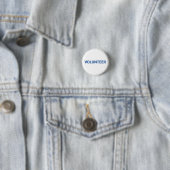 Volunteer, weißblau, schlichte Button-Taste Button (Beispiel)