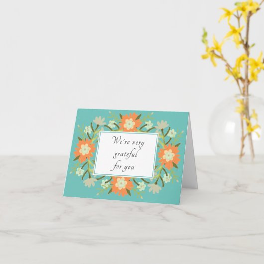 Volunteer Wertkarte Karte (Gelbe Blume)