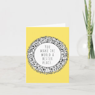 Volunteer Wertschätzung Karte