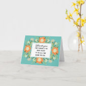 Volunteer Wertschätzung Karte (Gelbe Blume)