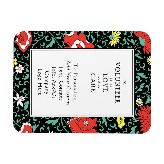 Volunteer Wertschätzung Magnet (Horizontal)