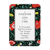 Volunteer Wertschätzung Magnet (Vertikal)