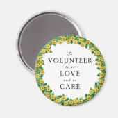 Volunteer Wertschätzung Magnet (Vorderseite/Rückseite)