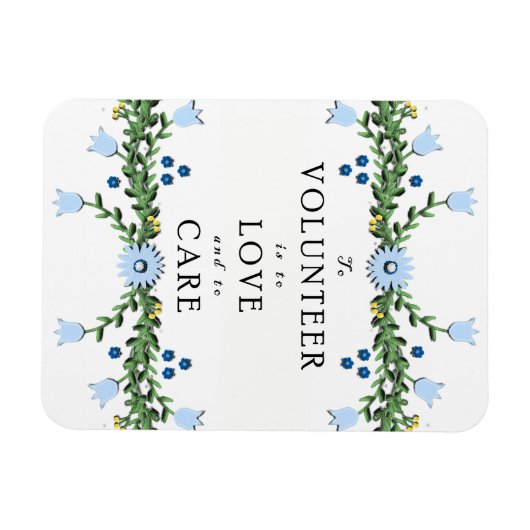 Volunteer Wertschätzung Magnet (Horizontal)