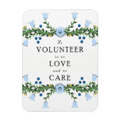Volunteer Wertschätzung Magnet (Vertikal)