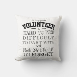 Volunteer Wertschätzung Vielen Dank Geschenk Skrip Kissen