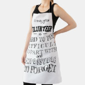 Volunteer Wertschätzung Vielen Dank Geschenk Skrip Schürze (InSitu)