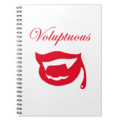 Voluptuelles Notebook Notizblock (Vorderseite)