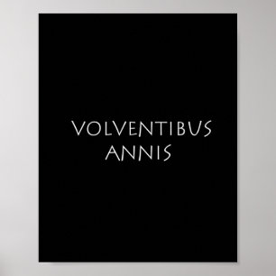 Volventibus annis poster