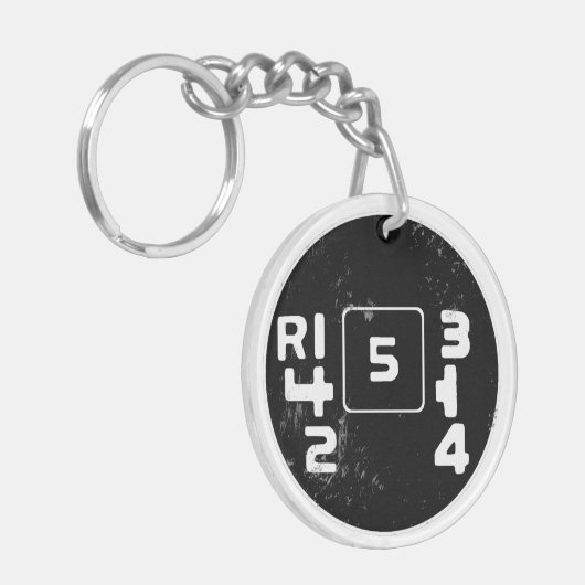 Volvo 245 Shift Muster Schlüsselanhänger (Vorderseite links)