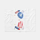 vom 15. Juli Vater Papa von der kleinen Firecrack Fleecedecke (Vorderseite (Horizontal))