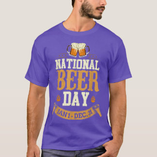 Vom 1. bis 31. Dezember findet der Nationale Biert T-Shirt