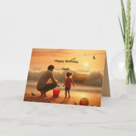 VOM ANFANG - VATER BIRTHDAKARTE DANKESKARTE