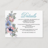 Vom Ausschreibungs-Hochzeitssemble in Spun Sugar B Begleitkarte (Vorderseite)