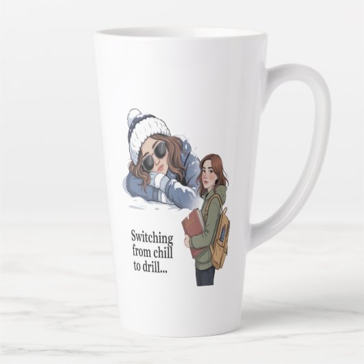 Vom Chillen zum Büffeln Milchtasse (Rechts)