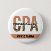 Vom CPA zertifizierter Leopard für öffentliche Wir Button (Vorderseite)
