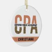 Vom CPA zertifizierter Leopard für öffentliche Wir Keramik Ornament (Rechts)
