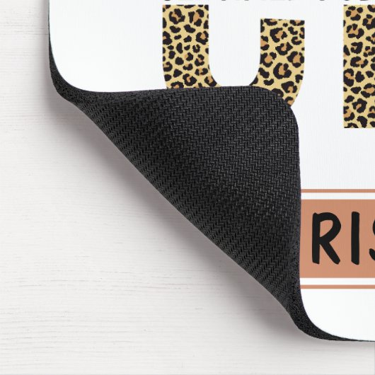 Vom CPA zertifizierter Leopard für öffentliche Wir Mousepad (Ecke)