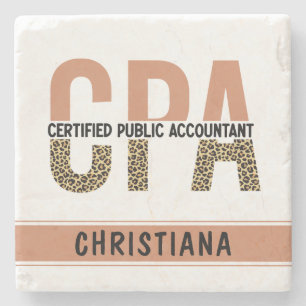 Vom CPA zertifizierter Leopard für öffentliche Wir Steinuntersetzer