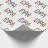 Vom CPA zertifizierter öffentlicher Wirtschaftsprü Geschenkpapier (Ecke)