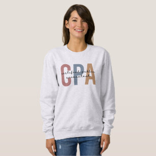 Vom CPA zertifizierter öffentlicher Wirtschaftsprü Sweatshirt
