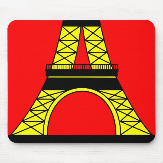Vom Eiffelturm Inspiriert Mousepad (Vorne)