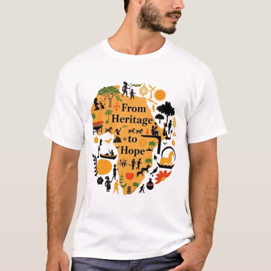 Vom Erbe zur Hoffnung - "Heritage Strong" T-Shirt (Vorderseite)