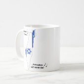 Vom Fluss bis zum Meer Kaffeetasse (Vorderseite Links)